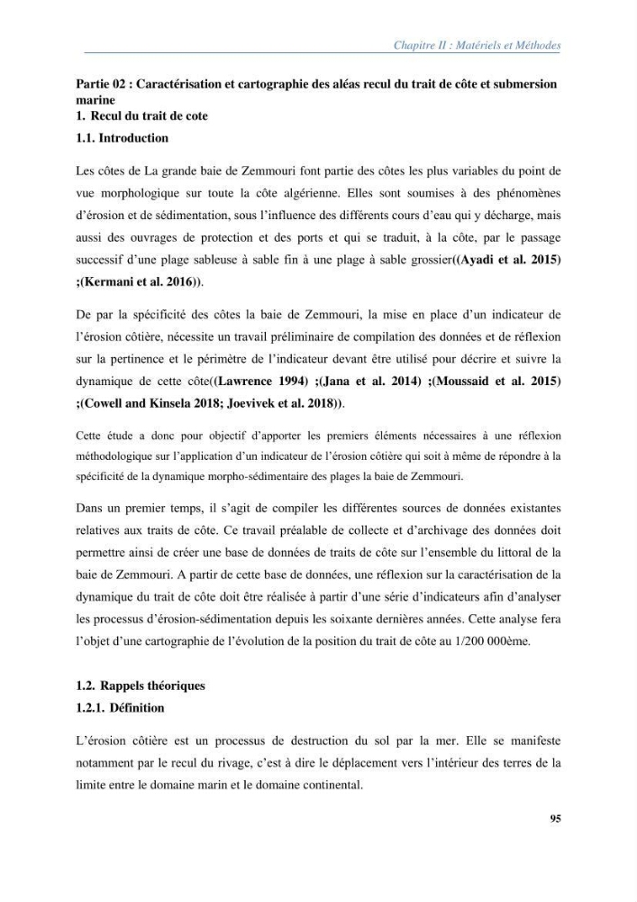 Vulnérabilités du littoral aux risques côtiers dans la baie de Zemmouri