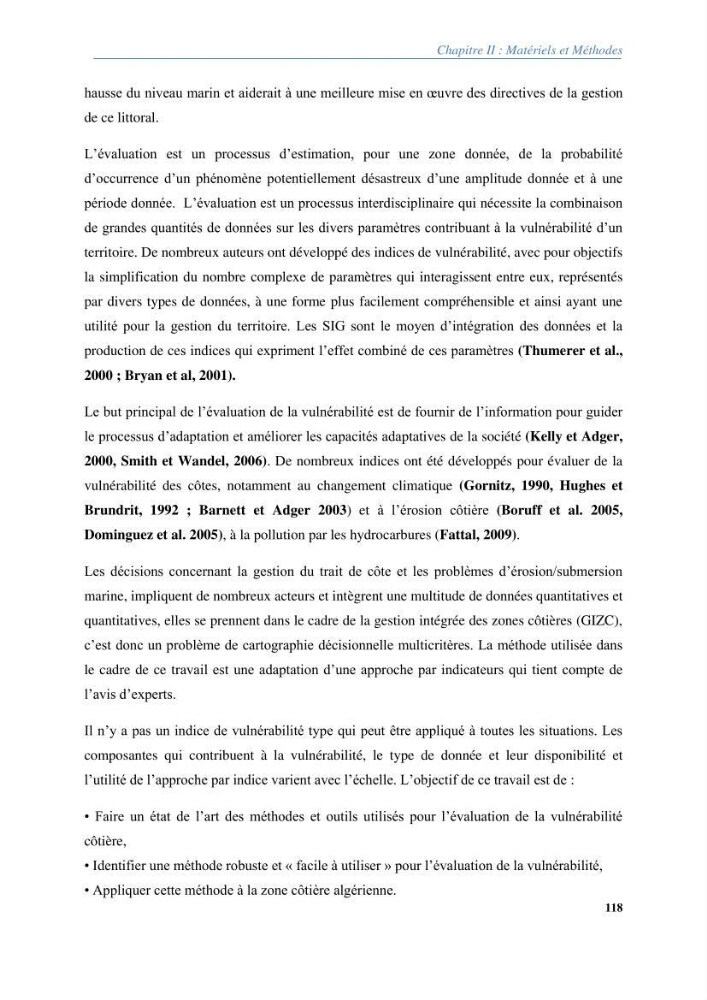 Vulnérabilités du littoral aux risques côtiers dans la baie de Zemmouri
