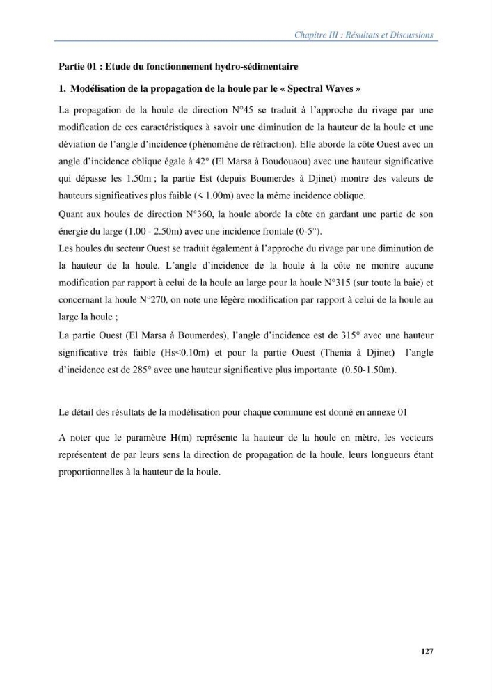 Vulnérabilités du littoral aux risques côtiers dans la baie de Zemmouri