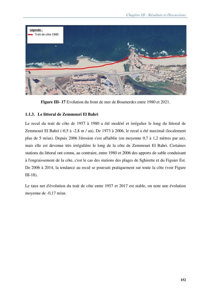Vulnérabilités du littoral aux risques côtiers dans la baie de Zemmouri