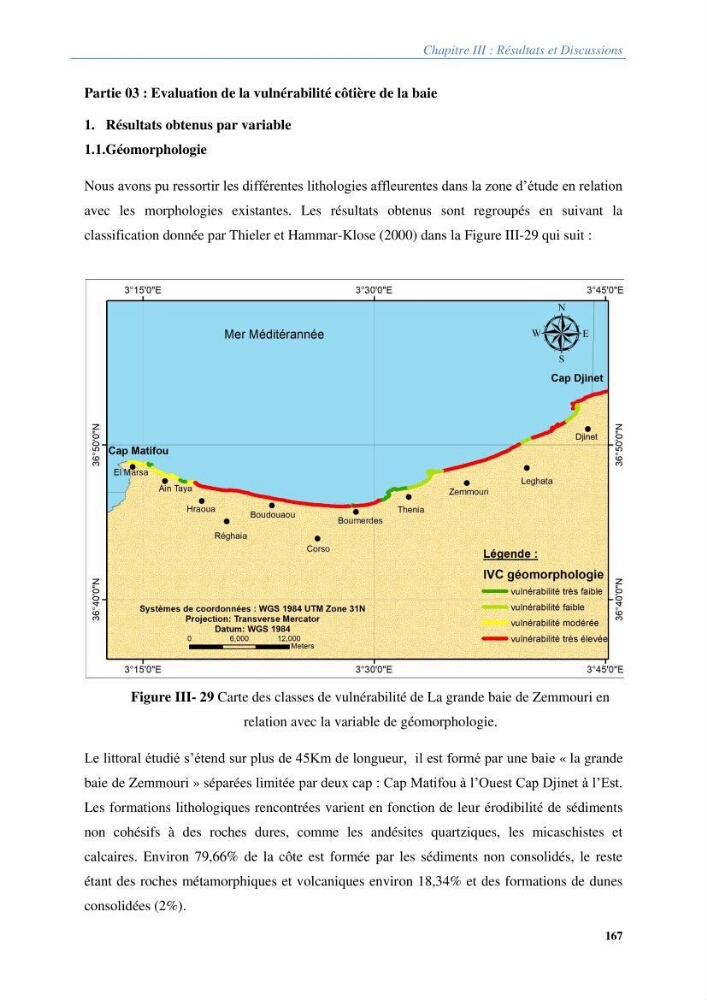 Vulnérabilités du littoral aux risques côtiers dans la baie de Zemmouri