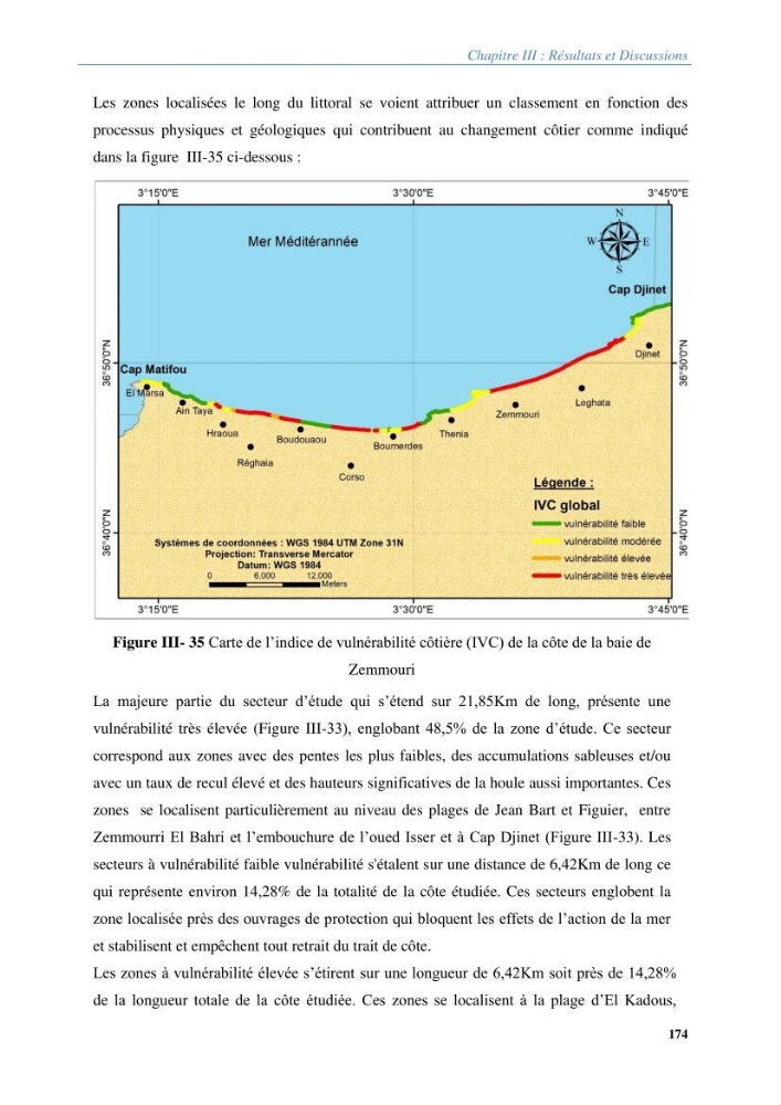 Vulnérabilités du littoral aux risques côtiers dans la baie de Zemmouri