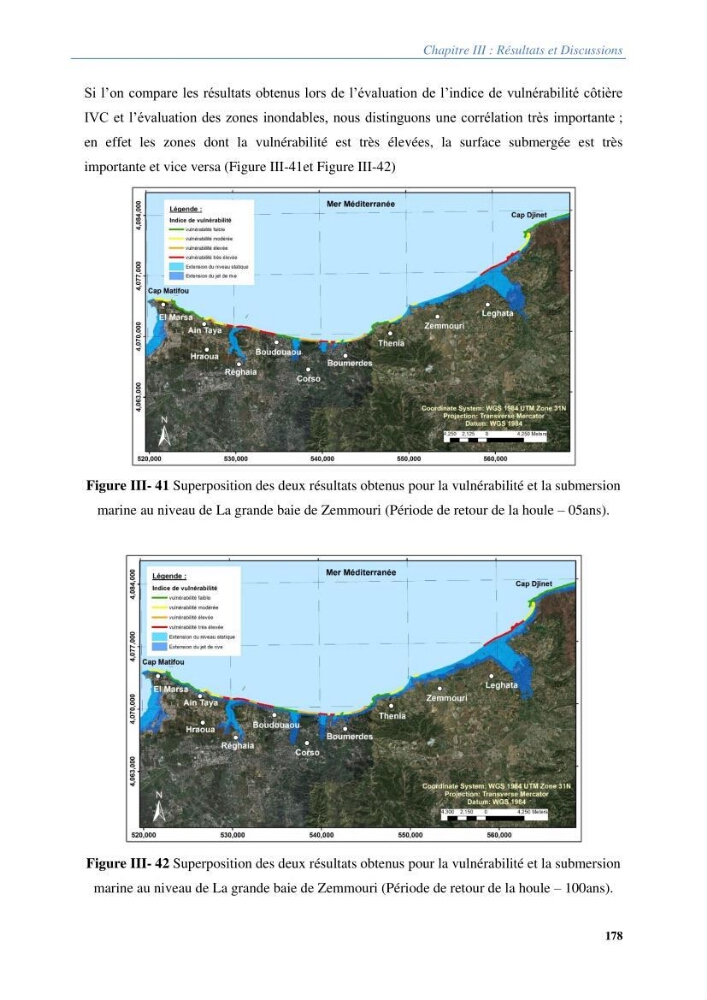 Vulnérabilités du littoral aux risques côtiers dans la baie de Zemmouri