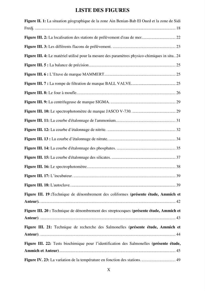 Qualité physico-chimique et bactériologique des eaux littorales : Ain Benian-Bab El Oued (Wilaya d’Alger)