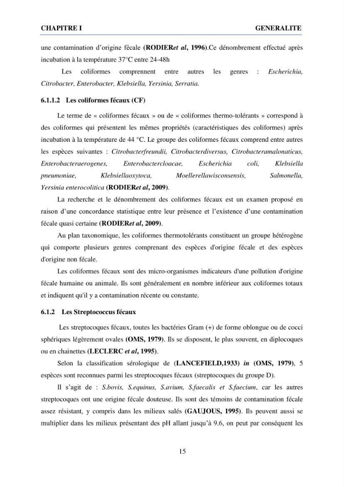 Qualité physico-chimique et bactériologique des eaux littorales : Ain Benian-Bab El Oued (Wilaya d’Alger)