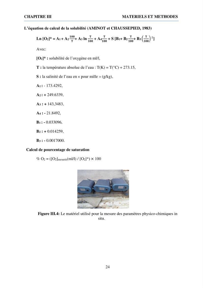 Qualité physico-chimique et bactériologique des eaux littorales : Ain Benian-Bab El Oued (Wilaya d’Alger)