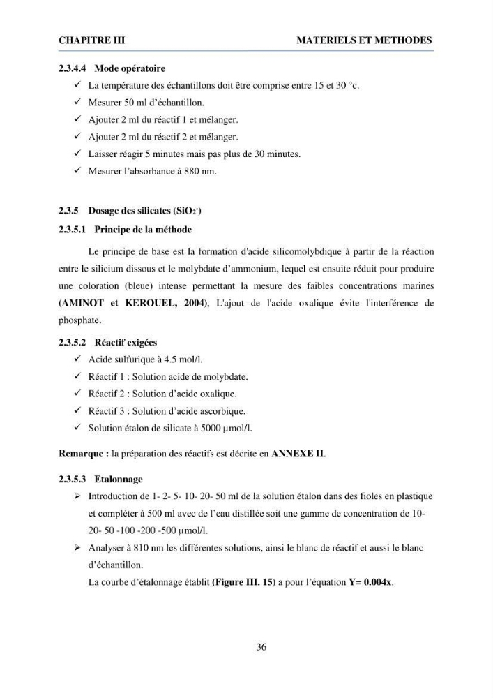 Qualité physico-chimique et bactériologique des eaux littorales : Ain Benian-Bab El Oued (Wilaya d’Alger)