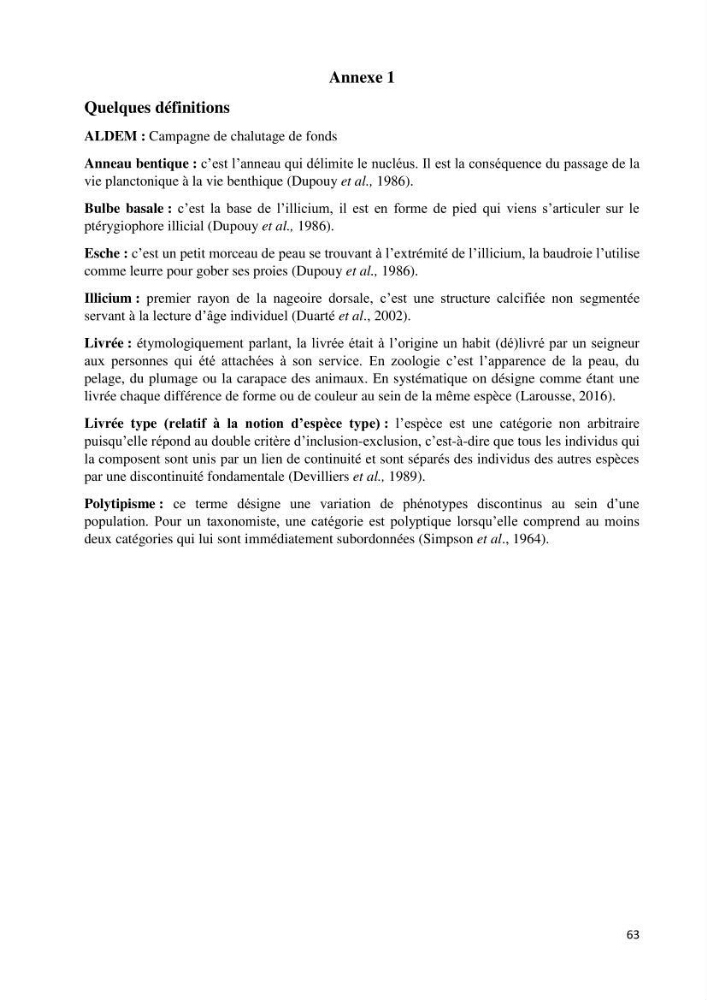 Contribution à la systématique des Lophiidae dans le bassin algerien,croissance et exploitation de la boudroie rouse Lophius budegassa ( Spinola,1807) de la région centre algérienne: