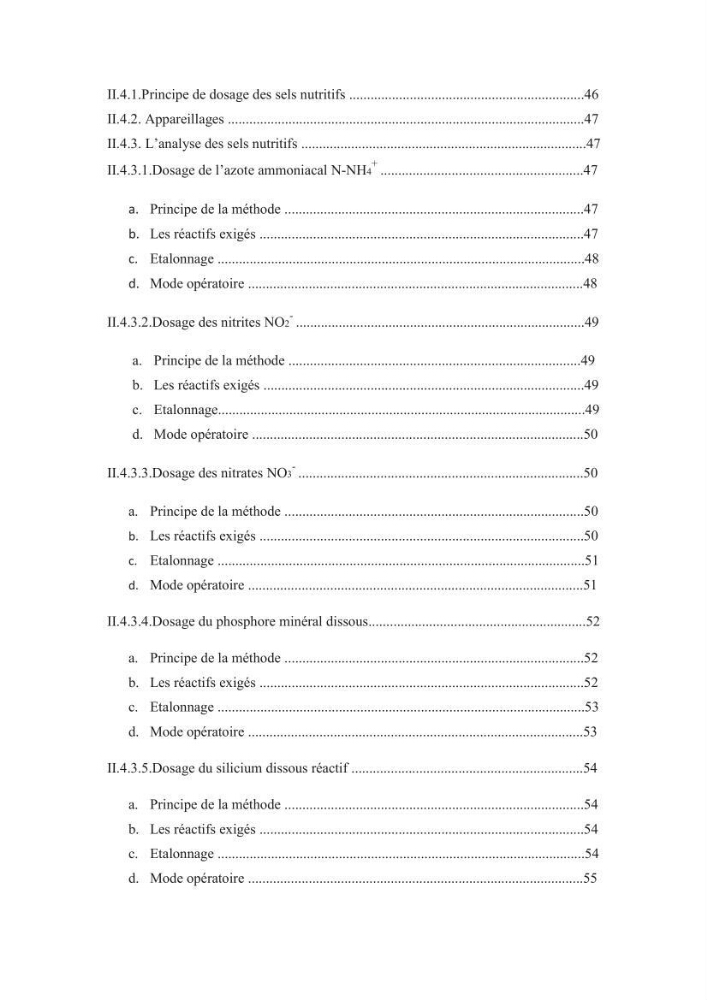 Les paramètres phtsico-chimiques et les sels nutritifs dans les eaux côtières algéroises (les baies d\'Alger, de Bou-Ismail et de Zemmouri)