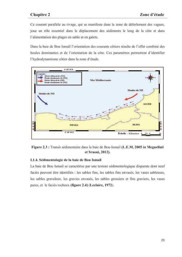 Les paramètres phtsico-chimiques et les sels nutritifs dans les eaux côtières algéroises (les baies d\'Alger, de Bou-Ismail et de Zemmouri)