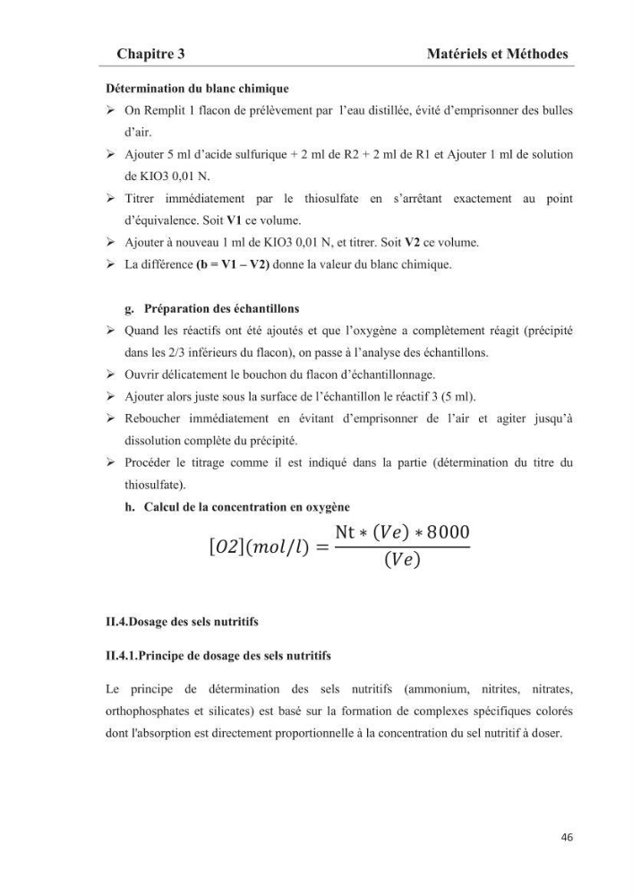 Les paramètres phtsico-chimiques et les sels nutritifs dans les eaux côtières algéroises (les baies d\'Alger, de Bou-Ismail et de Zemmouri)