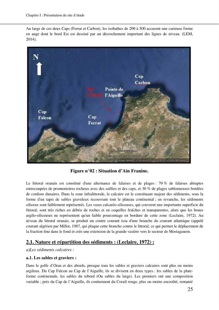 Aménagement et protection du rivage de Bir El djir-Oran: