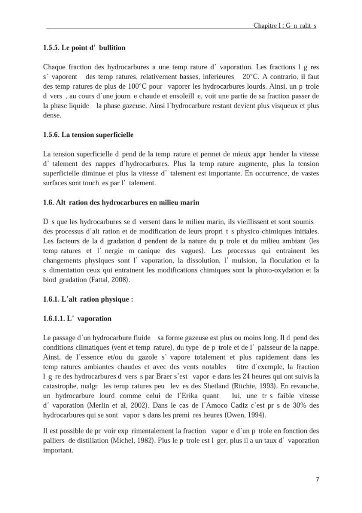 Les hydrocarbures poly aromatiques dans la baie de Bou-Ismail : surveillance et évolution de la contamination en fonction de la profondeur