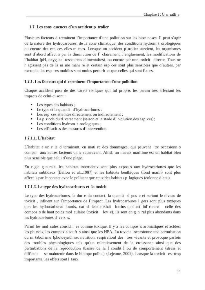 Les hydrocarbures poly aromatiques dans la baie de Bou-Ismail : surveillance et évolution de la contamination en fonction de la profondeur