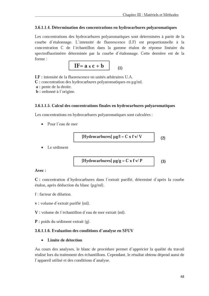 Les hydrocarbures poly aromatiques dans la baie de Bou-Ismail : surveillance et évolution de la contamination en fonction de la profondeur