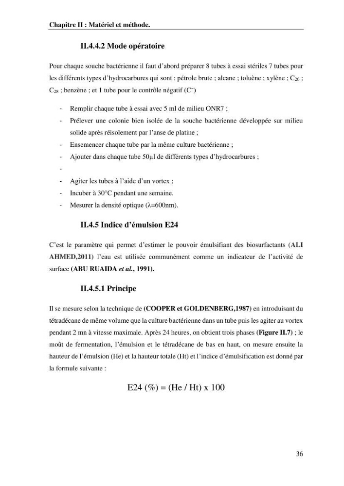 Les effets des paramètres physicochimiques sur l\'activité des bactéries marines hydrocarbonoclastes: