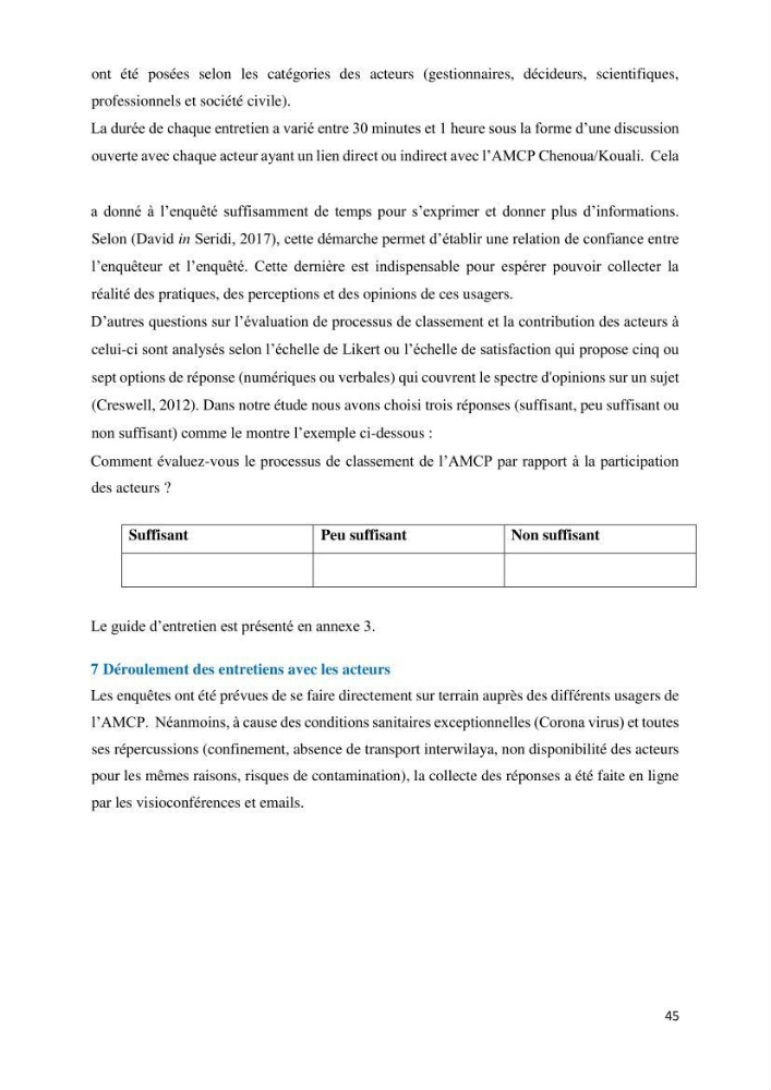 Les défis de gestion des aires marines et côtières protégées: cas d\'étude de Mont Chenoua/Anses de Kouali