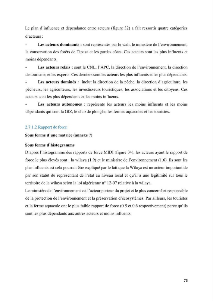 Les défis de gestion des aires marines et côtières protégées: cas d\'étude de Mont Chenoua/Anses de Kouali