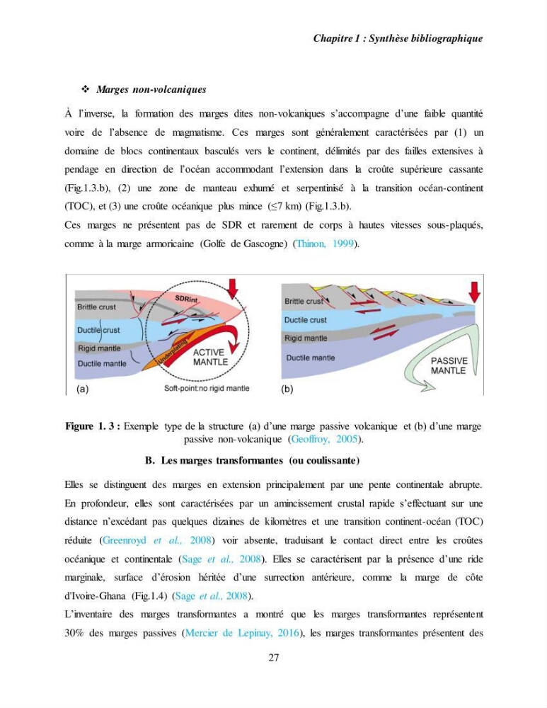 Evaluation géomorphologique de la marge continentale Ouest Algérienne (Oran - Ténés )