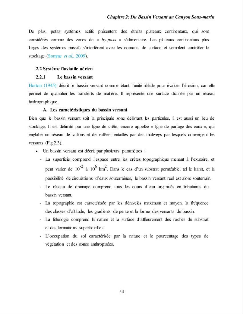 Evaluation géomorphologique de la marge continentale Ouest Algérienne (Oran - Ténés )