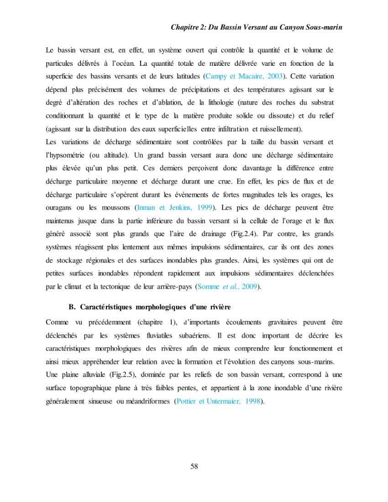 Evaluation géomorphologique de la marge continentale Ouest Algérienne (Oran - Ténés )