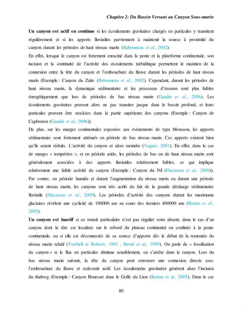 Evaluation géomorphologique de la marge continentale Ouest Algérienne (Oran - Ténés )
