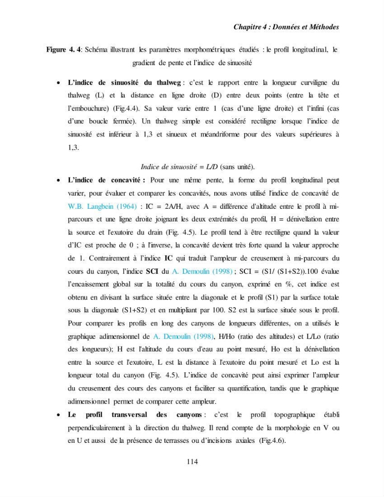 Evaluation géomorphologique de la marge continentale Ouest Algérienne (Oran - Ténés )