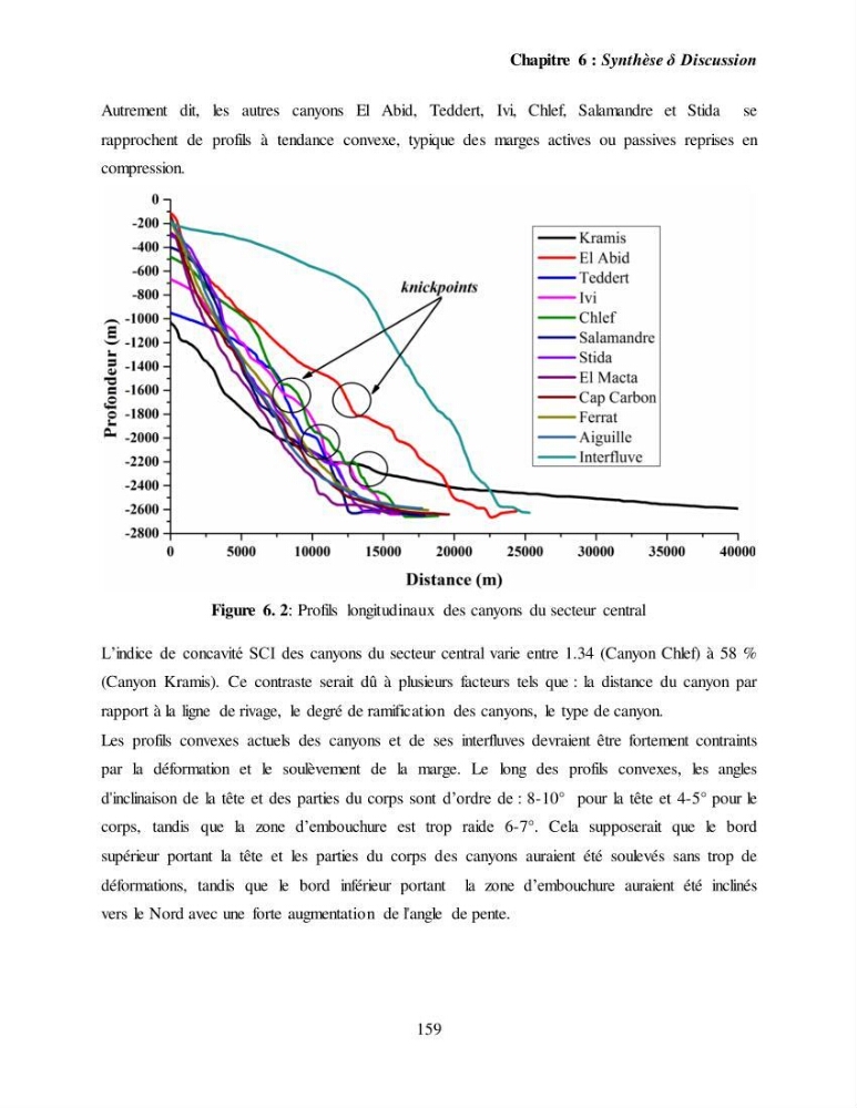 Evaluation géomorphologique de la marge continentale Ouest Algérienne (Oran - Ténés )