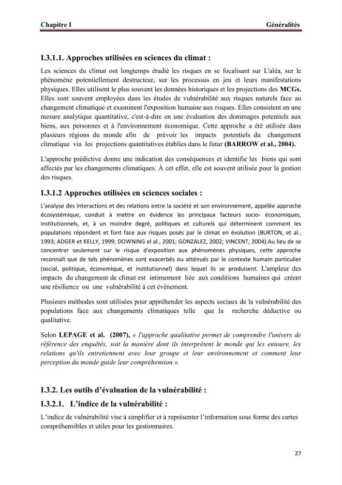 Apport de la variable socio-économique sur l\'évaluation de la vullnérabilité côtière