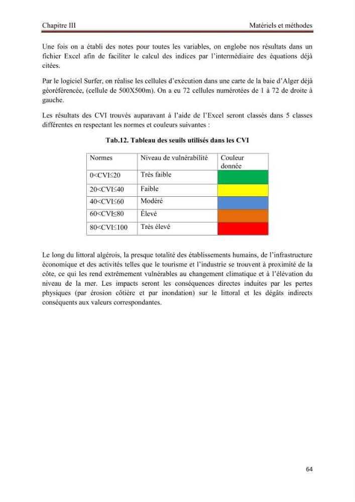 Apport de la variable socio-économique sur l\'évaluation de la vullnérabilité côtière