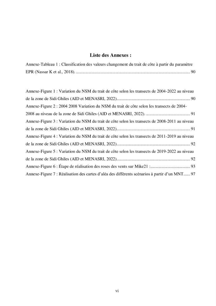 Etude de la vulnérabilité de la région de Bou-Ismail: recours à la modélisation pour l\'étude de la submersion marine