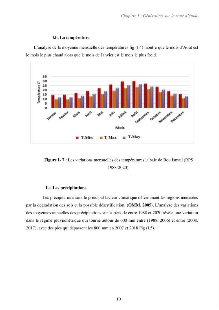 Etude de la vulnérabilité de la région de Bou-Ismail: recours à la modélisation pour l\'étude de la submersion marine