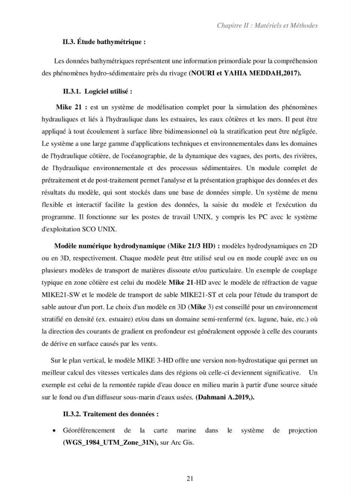 Etude de la vulnérabilité de la région de Bou-Ismail: recours à la modélisation pour l\'étude de la submersion marine