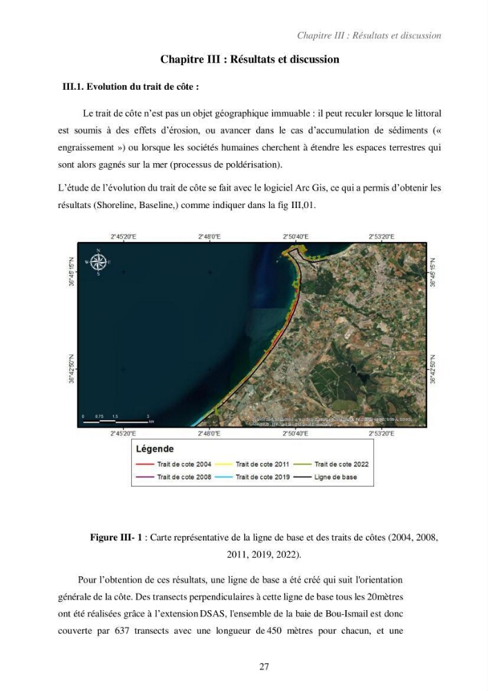 Etude de la vulnérabilité de la région de Bou-Ismail: recours à la modélisation pour l\'étude de la submersion marine