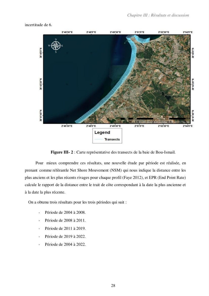 Etude de la vulnérabilité de la région de Bou-Ismail: recours à la modélisation pour l\'étude de la submersion marine