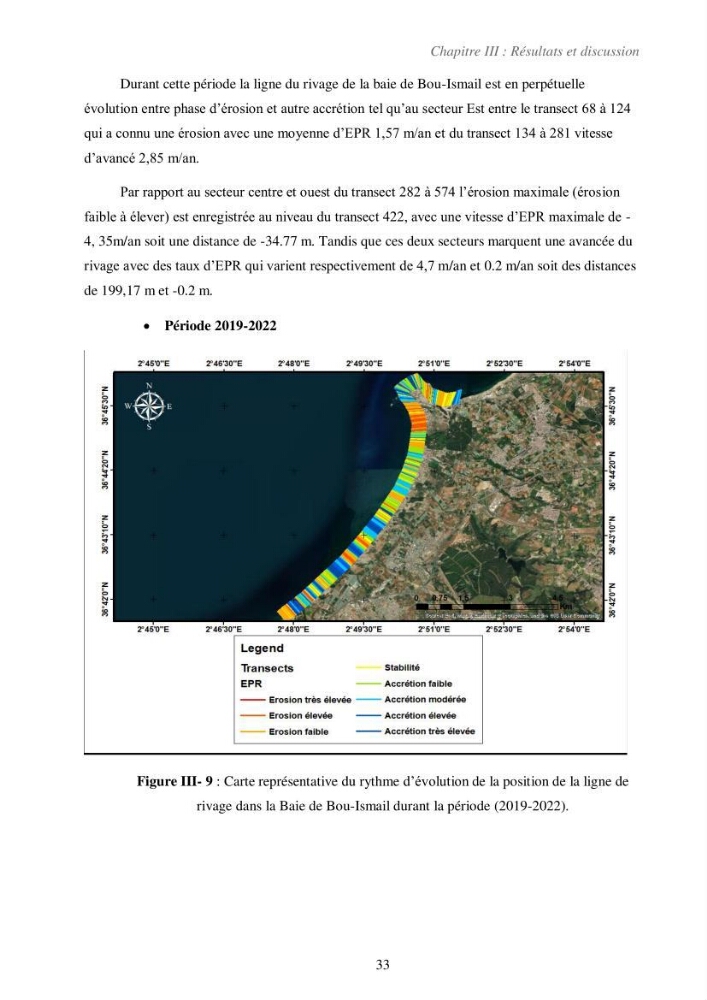 Etude de la vulnérabilité de la région de Bou-Ismail: recours à la modélisation pour l\'étude de la submersion marine