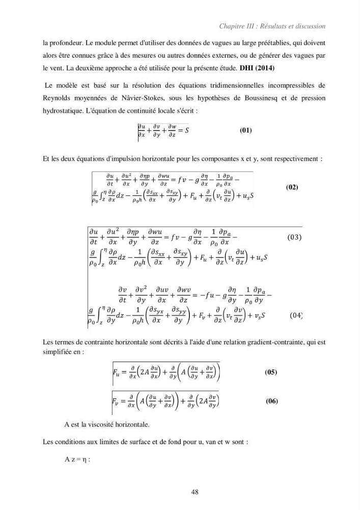 Etude de la vulnérabilité de la région de Bou-Ismail: recours à la modélisation pour l\'étude de la submersion marine