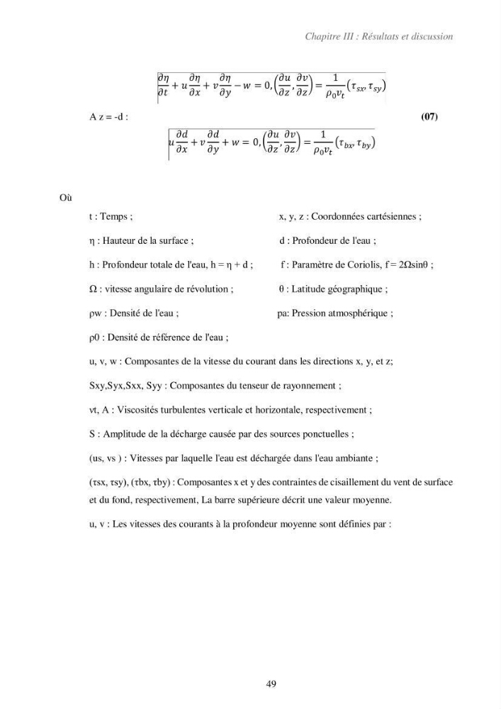 Etude de la vulnérabilité de la région de Bou-Ismail: recours à la modélisation pour l\'étude de la submersion marine