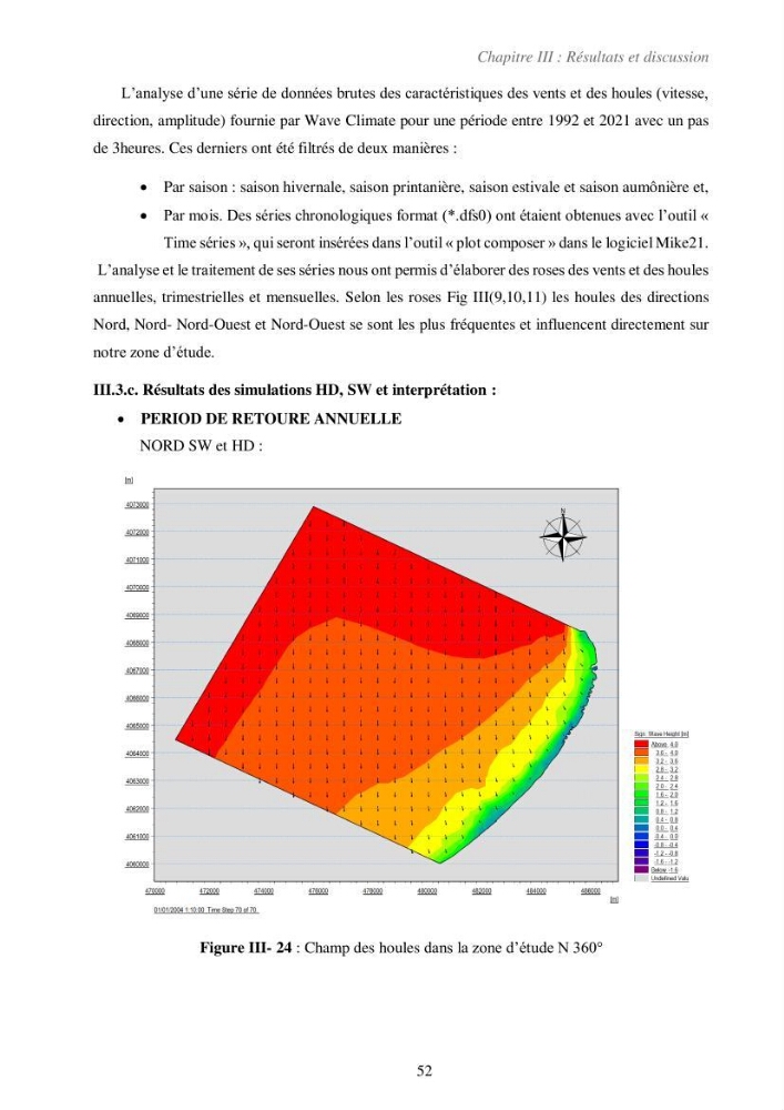 Etude de la vulnérabilité de la région de Bou-Ismail: recours à la modélisation pour l\'étude de la submersion marine