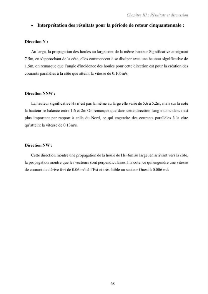 Etude de la vulnérabilité de la région de Bou-Ismail: recours à la modélisation pour l\'étude de la submersion marine