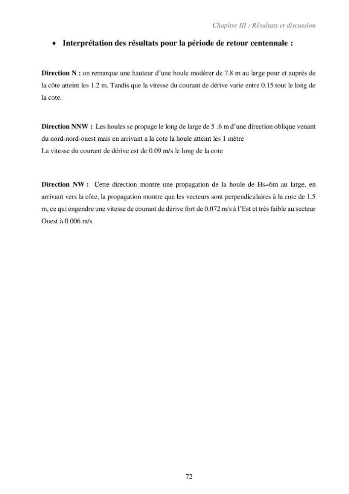 Etude de la vulnérabilité de la région de Bou-Ismail: recours à la modélisation pour l\'étude de la submersion marine