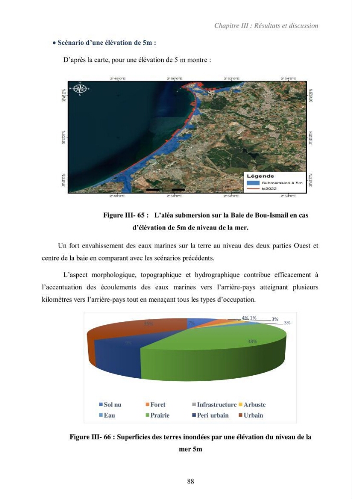 Etude de la vulnérabilité de la région de Bou-Ismail: recours à la modélisation pour l\'étude de la submersion marine