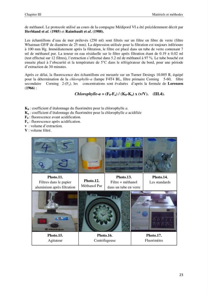 Diagnostic et paramètre environnementaux du littoral ouest de Sidi Fredj
