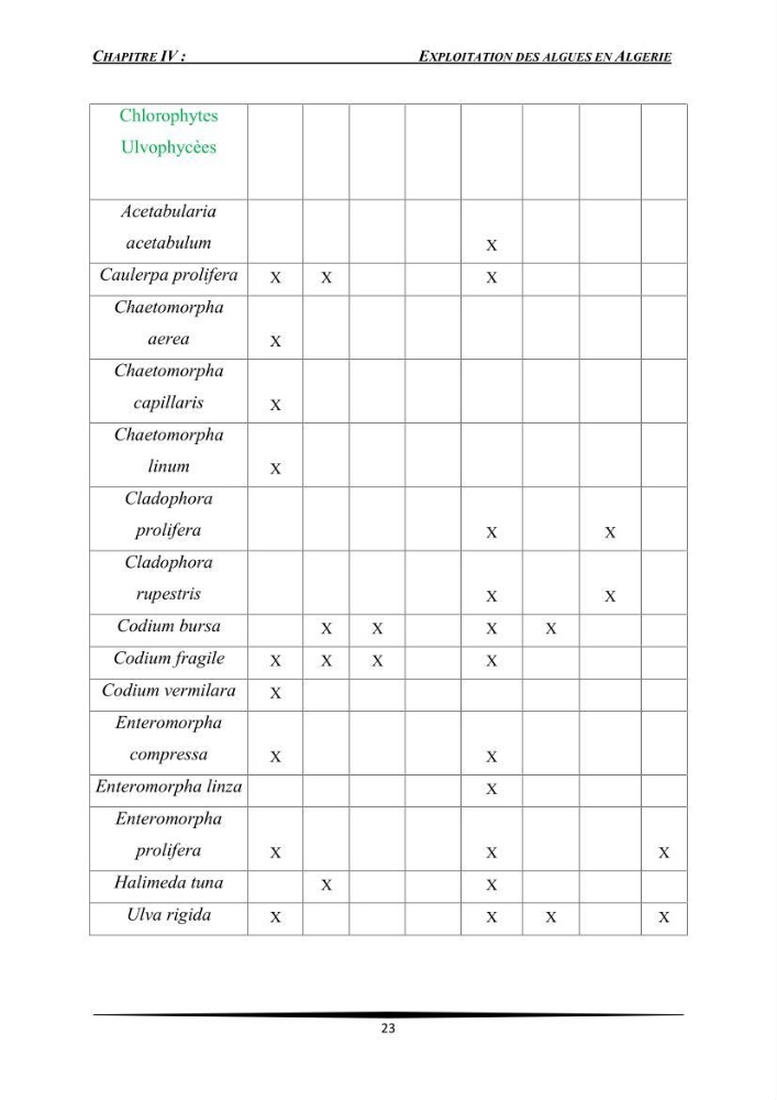 Etat des connaissances et possibilité d\'exploitation des macro-algues en Algerie