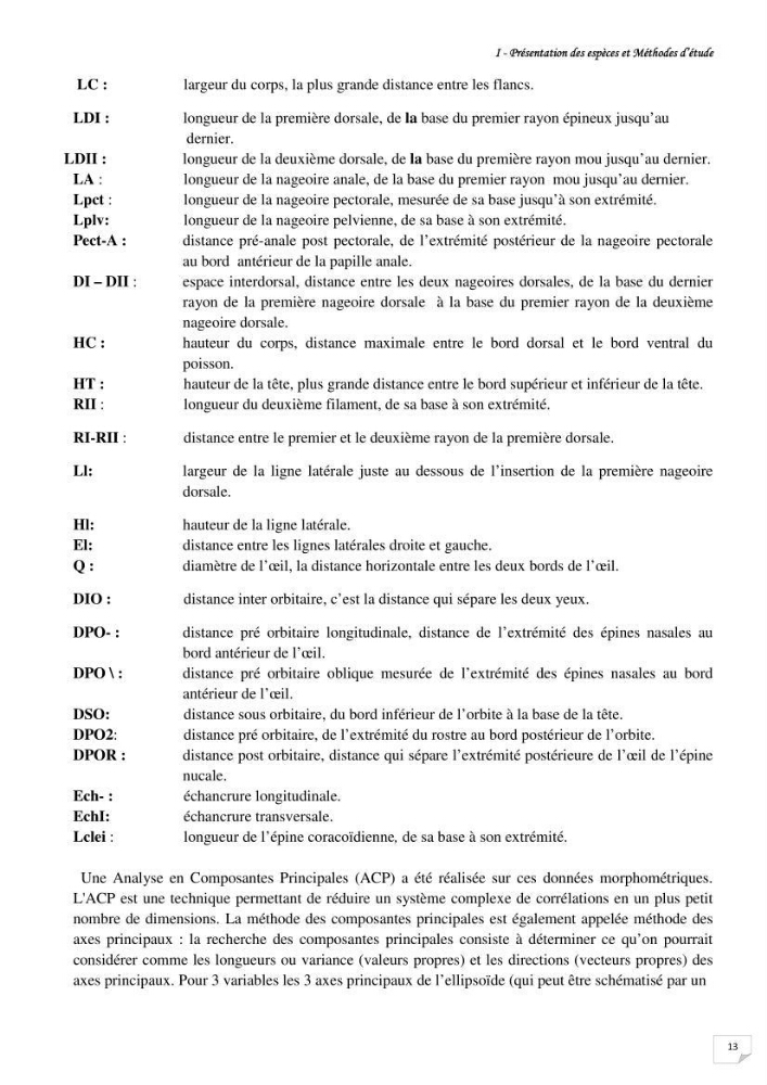 Contribution à la systématique des Triglidae (Osteichthyens, Scrpaeniformes) du bassin Algérien: