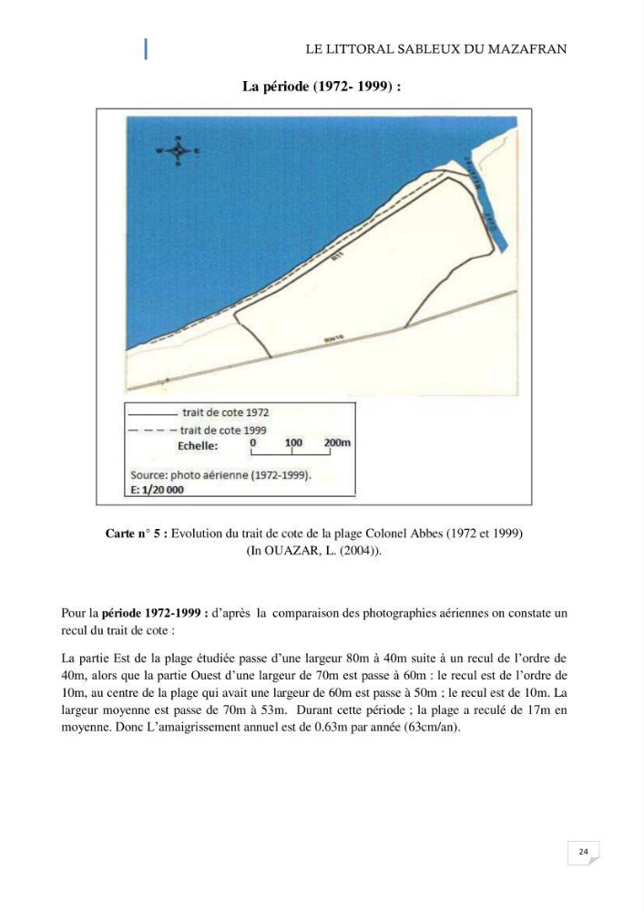 L\'ensemble dune-plage dans l\'Ouest du Mazafran : approche de sa gestion intégrée par la qualité du site