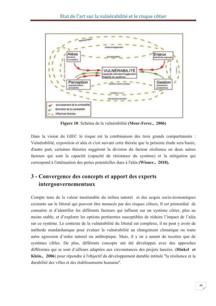 Indice de vulnérabilité et de risque côtier pour l\'évaluation du risque d\'érosin et de submerstion dans le littoral centre Algérien (cas de la baie de Bouismal )