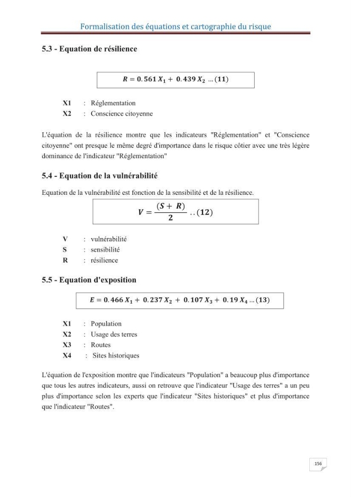 Indice de vulnérabilité et de risque côtier pour l\'évaluation du risque d\'érosin et de submerstion dans le littoral centre Algérien (cas de la baie de Bouismal )