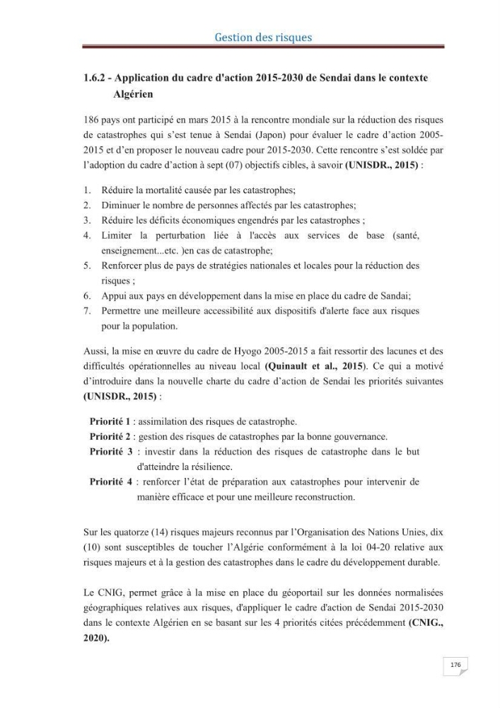 Indice de vulnérabilité et de risque côtier pour l\'évaluation du risque d\'érosin et de submerstion dans le littoral centre Algérien (cas de la baie de Bouismal )
