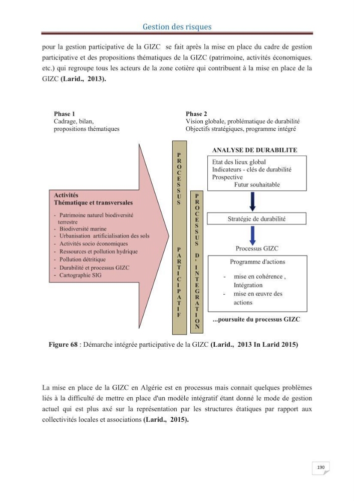 Indice de vulnérabilité et de risque côtier pour l\'évaluation du risque d\'érosin et de submerstion dans le littoral centre Algérien (cas de la baie de Bouismal )